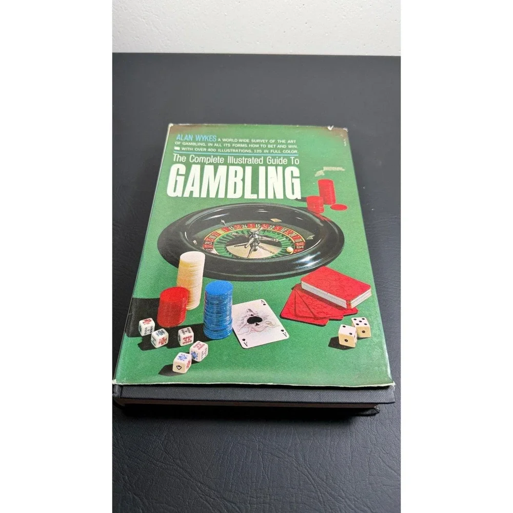 The Complete Illustrated Guide to Gambling by Alan Wykes Hardcover 1964 VTG